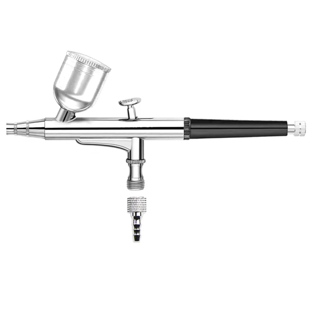 AC 131 Dual Action Red Airbrush Pen Hose Spray Art Painting Tattoo Cake Makeup Beautifu Model Air Brush Cup Gel Blaster Gun Tool