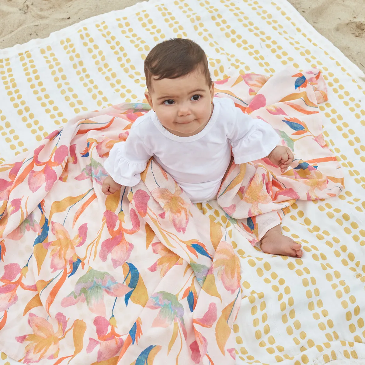 Aden   Anais Silky Soft Dream Blanket - Marine Gardens
