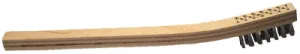 Advance Brush Welders Toothbrushes, 7 1/2", 3 X 7 Rows,Carbon Steel Wire, Wood Handle, 85054