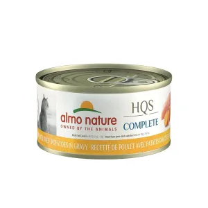 Almo Nature - HQS Complete Cat Wet Food - Chicken Recipe with Sweet Potatoes in Gravy 70g