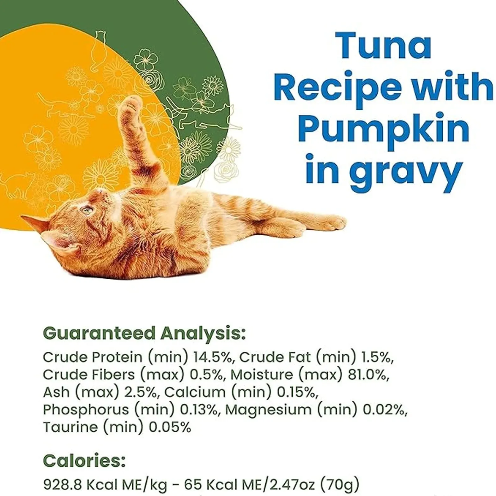 Almo Nature - HQS Complete Cat Wet Food - Tuna Recipe with Pumpkin in Gravy 70g