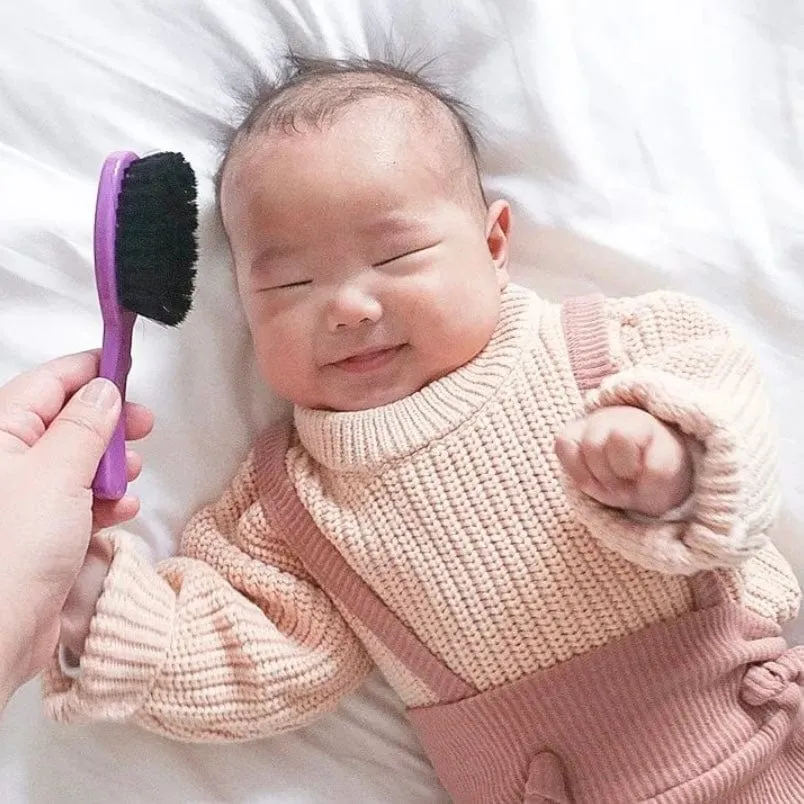 Baby Happy Hair Brush - Purple