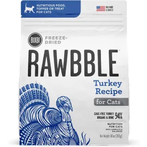 Bixbi Rawbble Freeze-Dried Turkey Cat Food 10oz