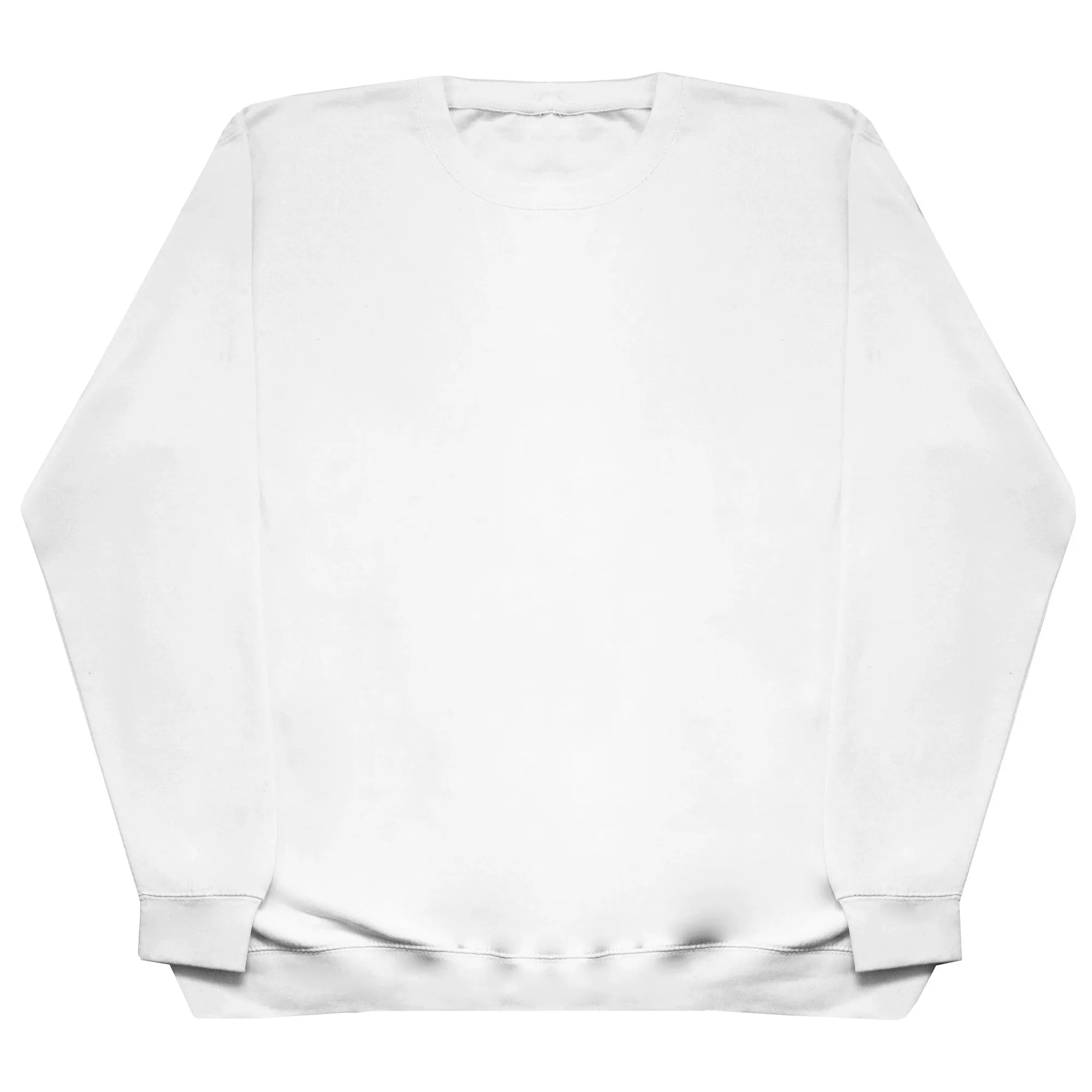 Blank 'No Mood' - White Huge Oversized Comfy Original Sweater