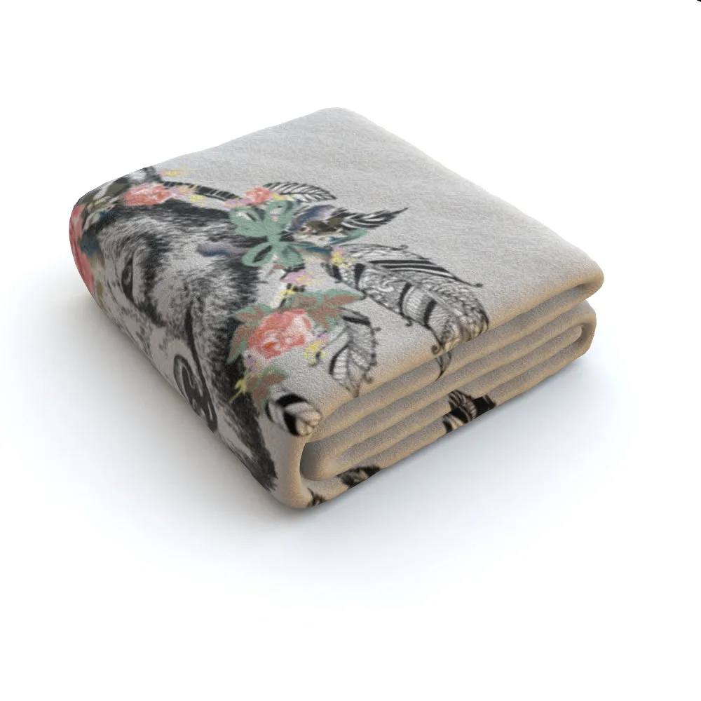 Blanket Throws - New Age Wolf