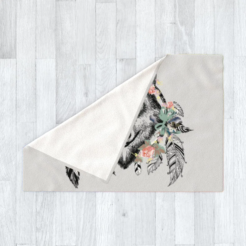 Blanket Throws - New Age Wolf