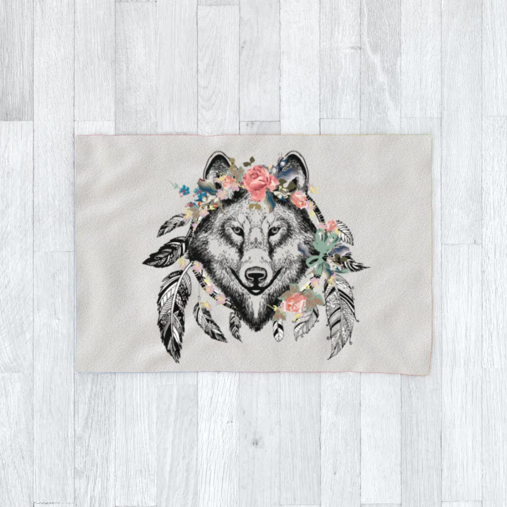 Blanket Throws - New Age Wolf