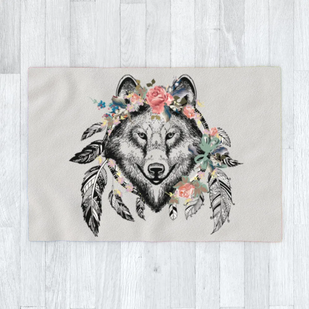 Blanket Throws - New Age Wolf