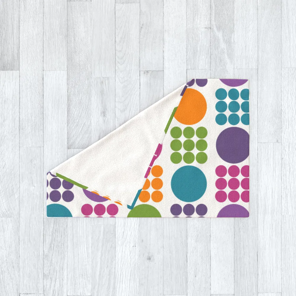 Blanket Throws - Textured Circles