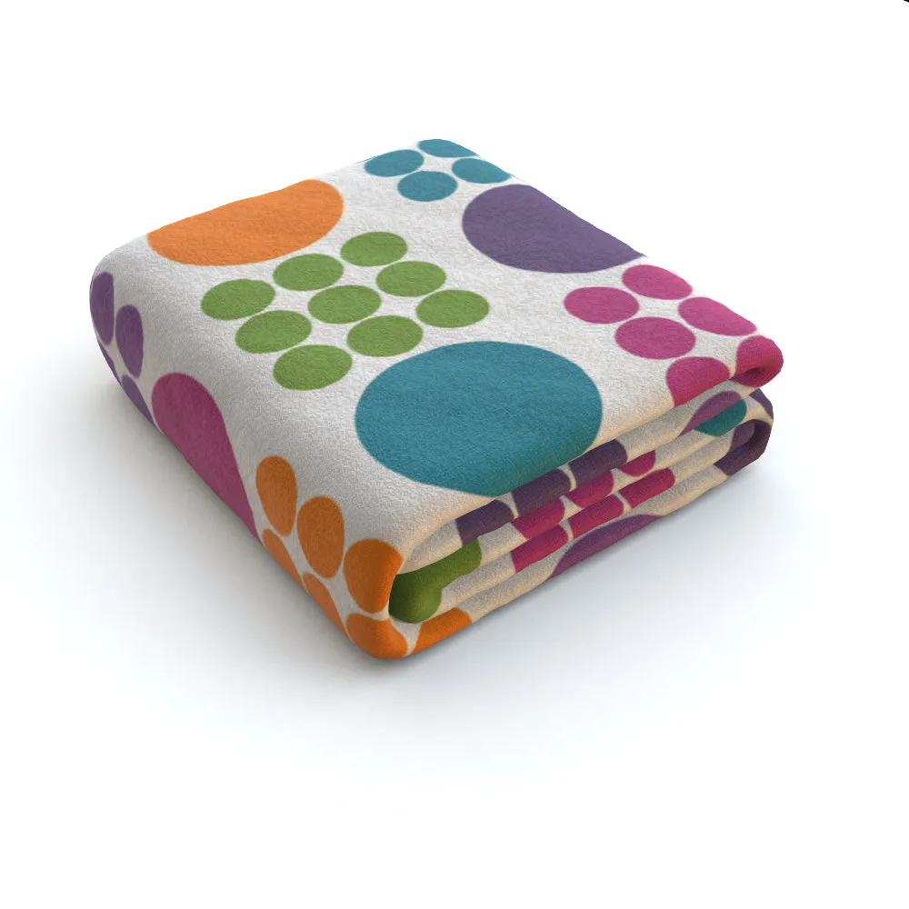 Blanket Throws - Textured Circles