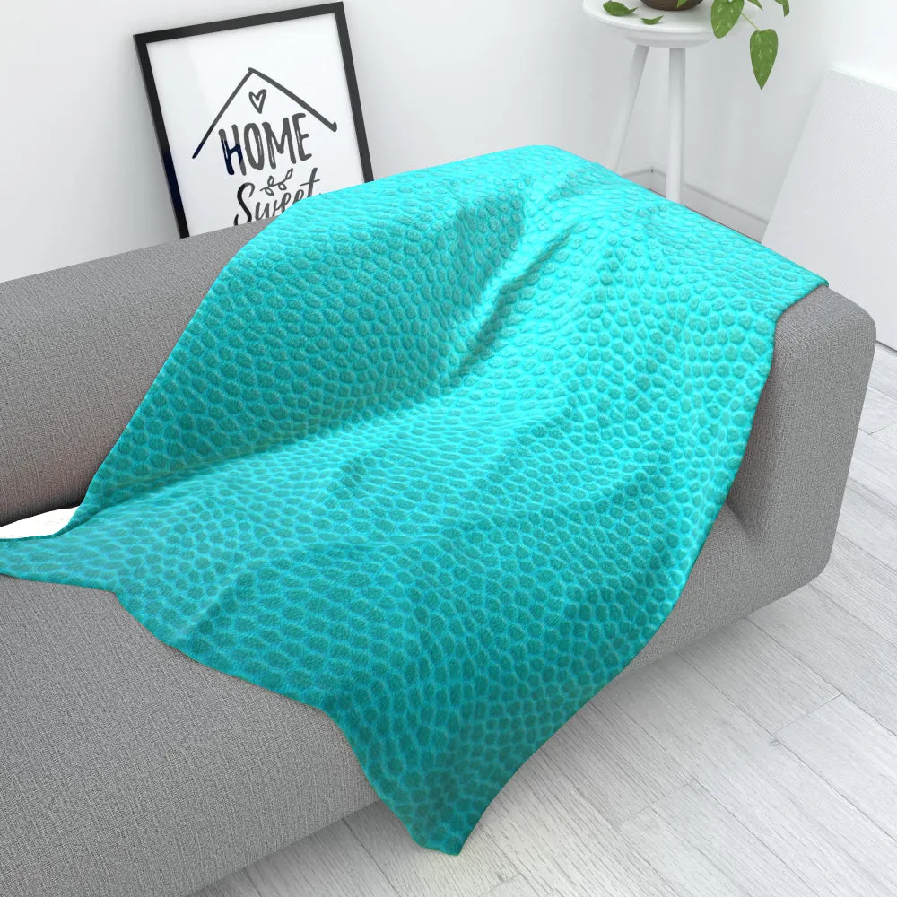 Blanket Throws - Textured Turquoise