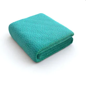 Blanket Throws - Textured Turquoise