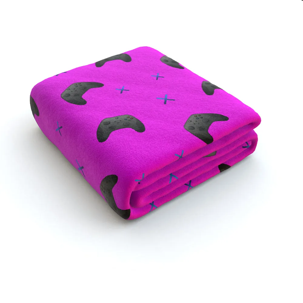 Blanket Throws - X Boxing 2 Pink
