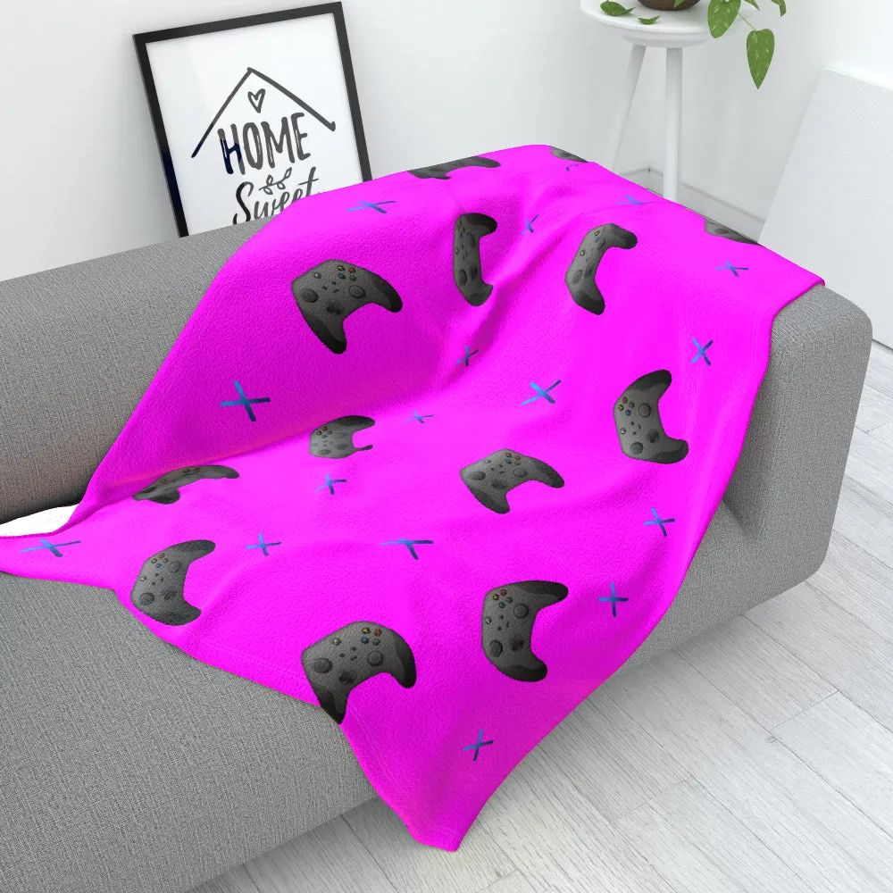 Blanket Throws - X Boxing 2 Pink