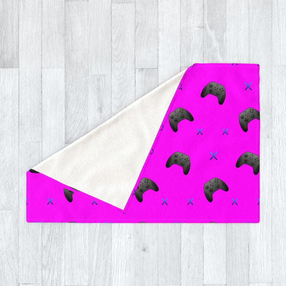 Blanket Throws - X Boxing 2 Pink