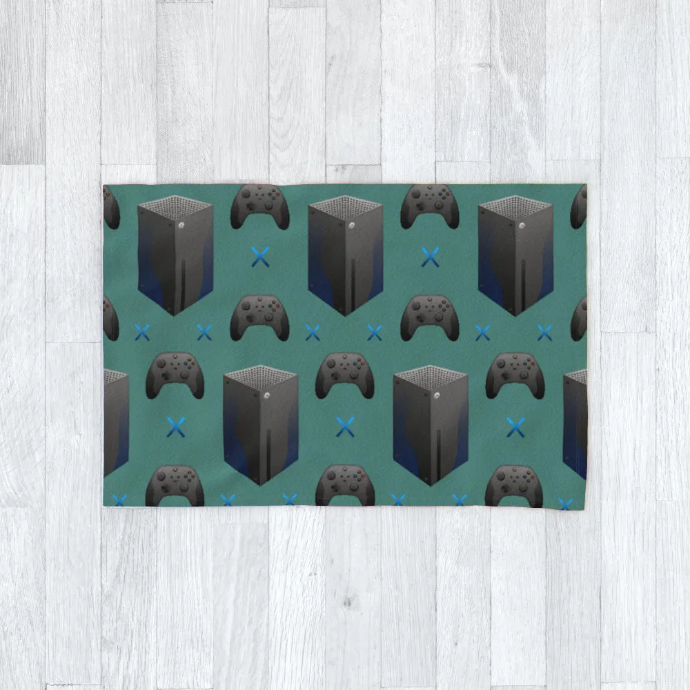 Blanket Throws - X Boxing Green