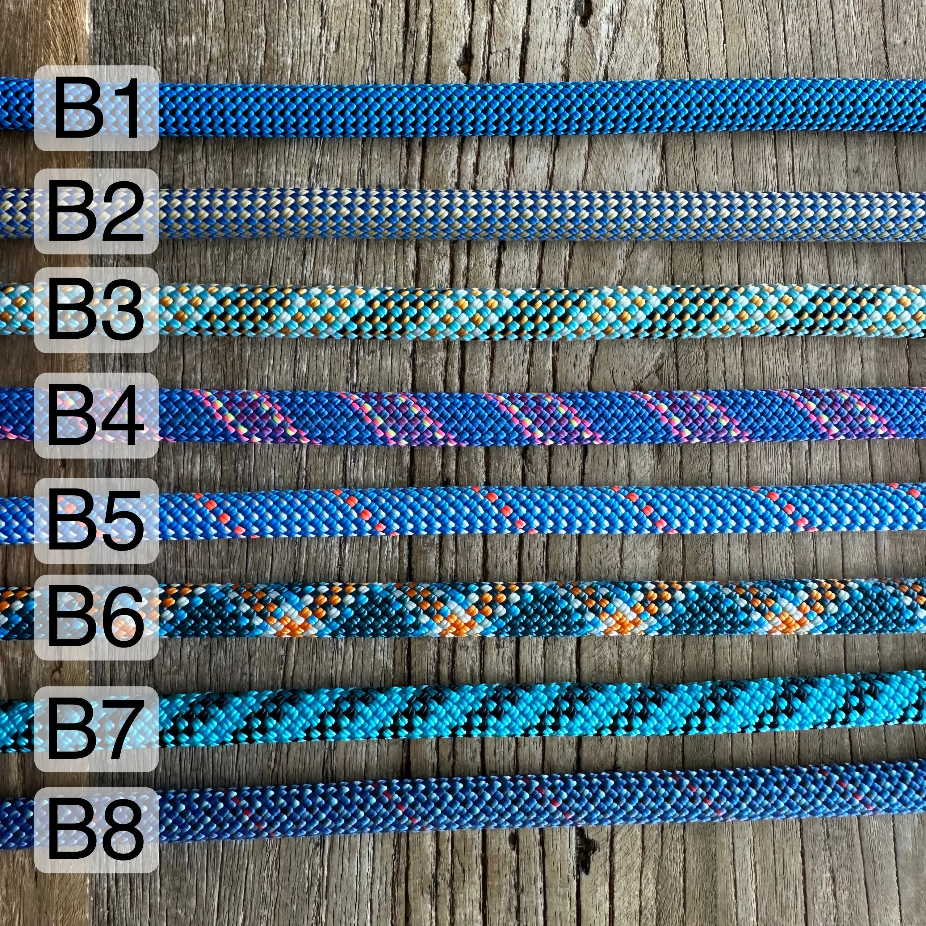 Blue Patterns Climbing Rope Leashes