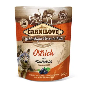 Carnilove Dog Ostrich With Blackberries 300g