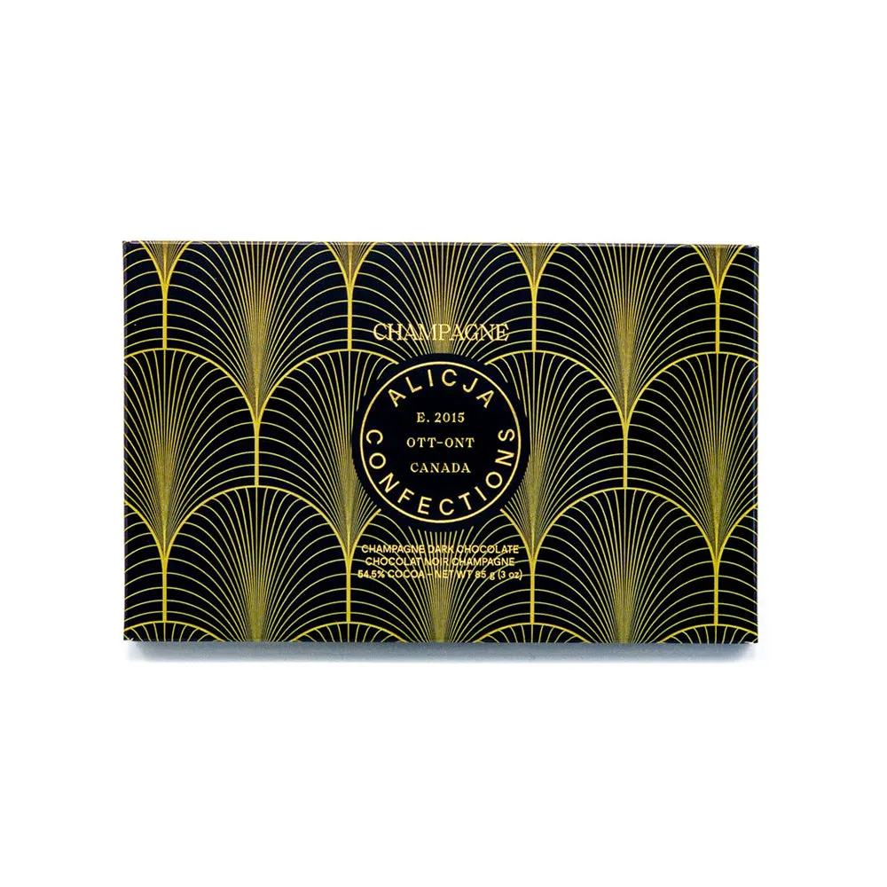 Champagne Dark Chocolate Bar