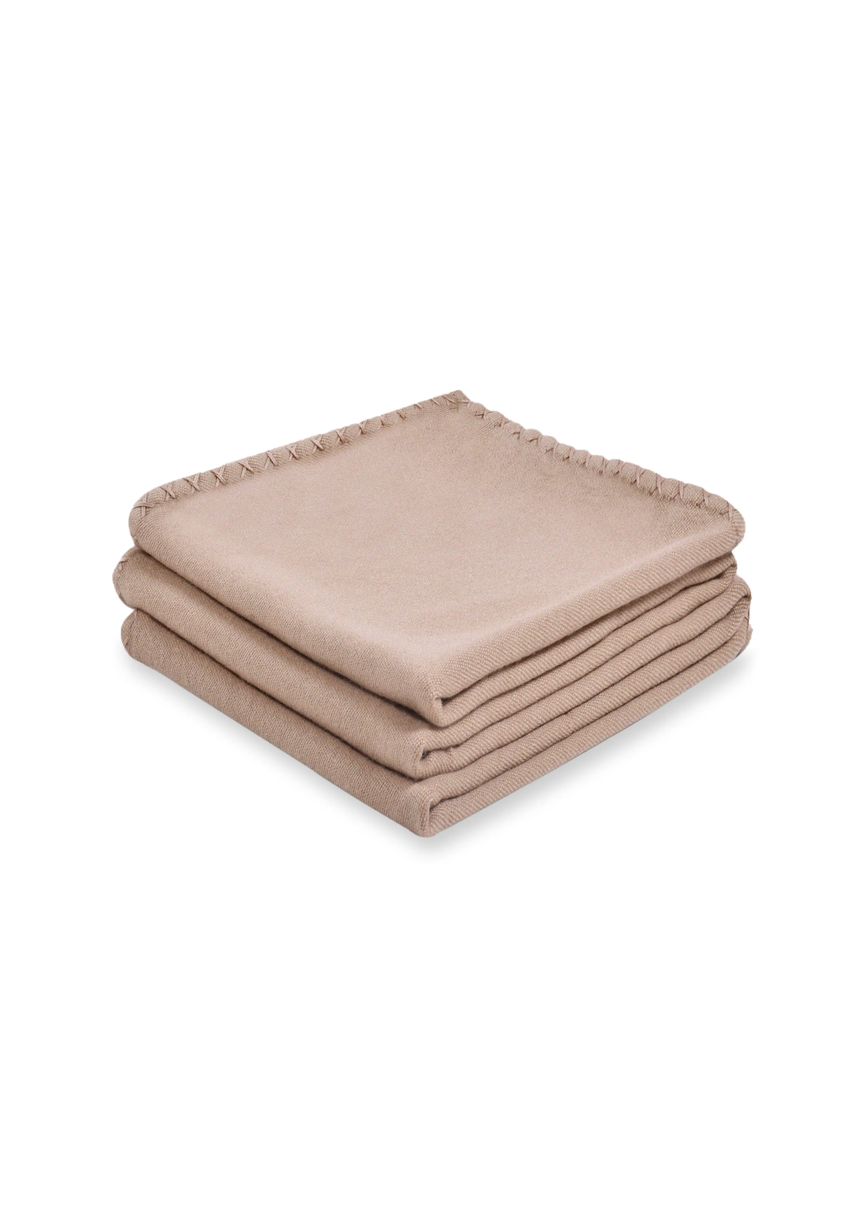 Classic Reversible Blanket in Cashmere