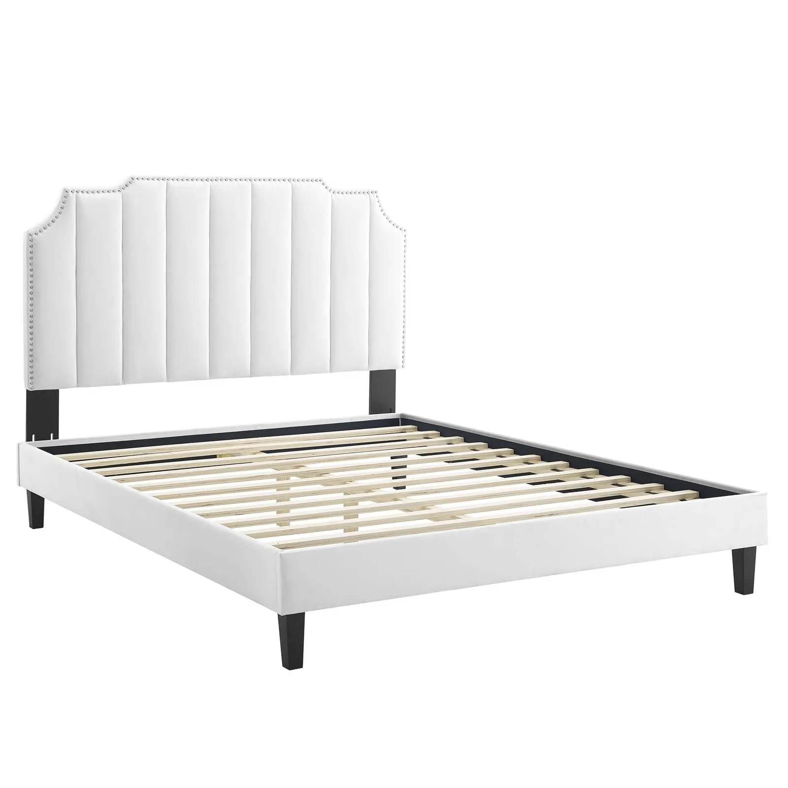 Colette Twin Performance Velvet Platform Bed By Modway - MOD-6884