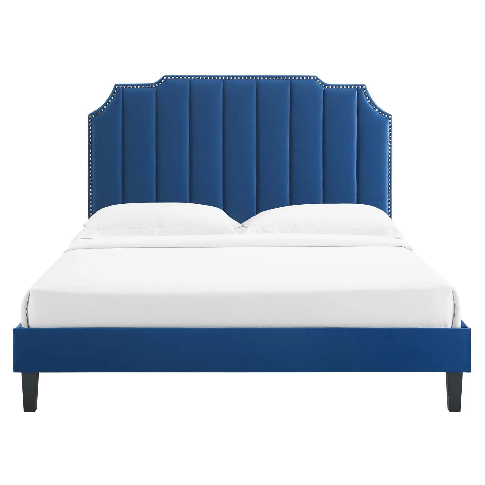 Colette Twin Performance Velvet Platform Bed By Modway - MOD-6884