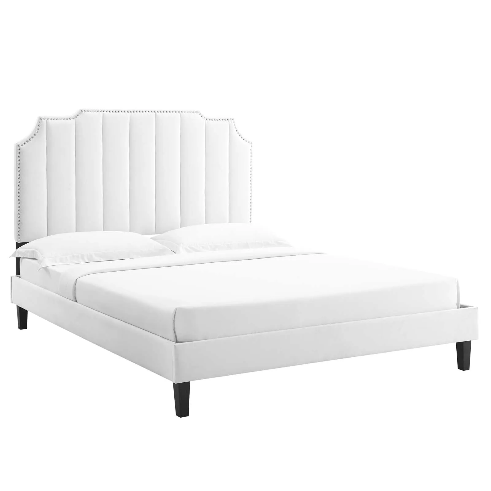 Colette Twin Performance Velvet Platform Bed By Modway - MOD-6884