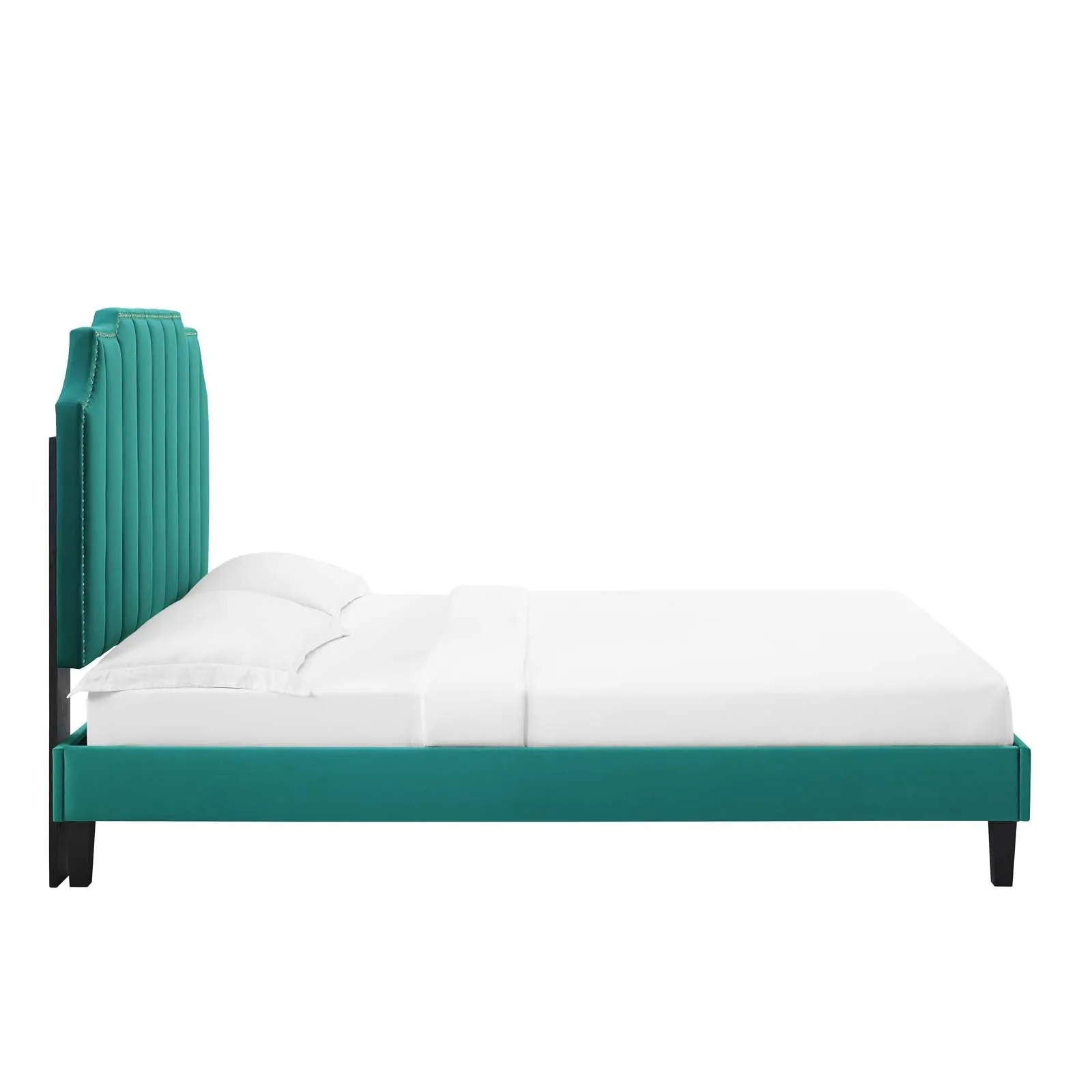 Colette Twin Performance Velvet Platform Bed By Modway - MOD-6884