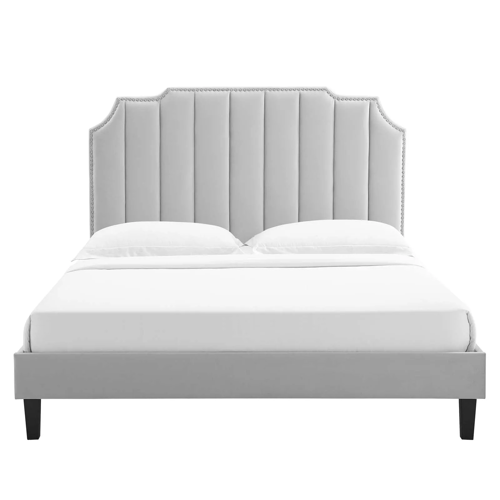 Colette Twin Performance Velvet Platform Bed By Modway - MOD-6884