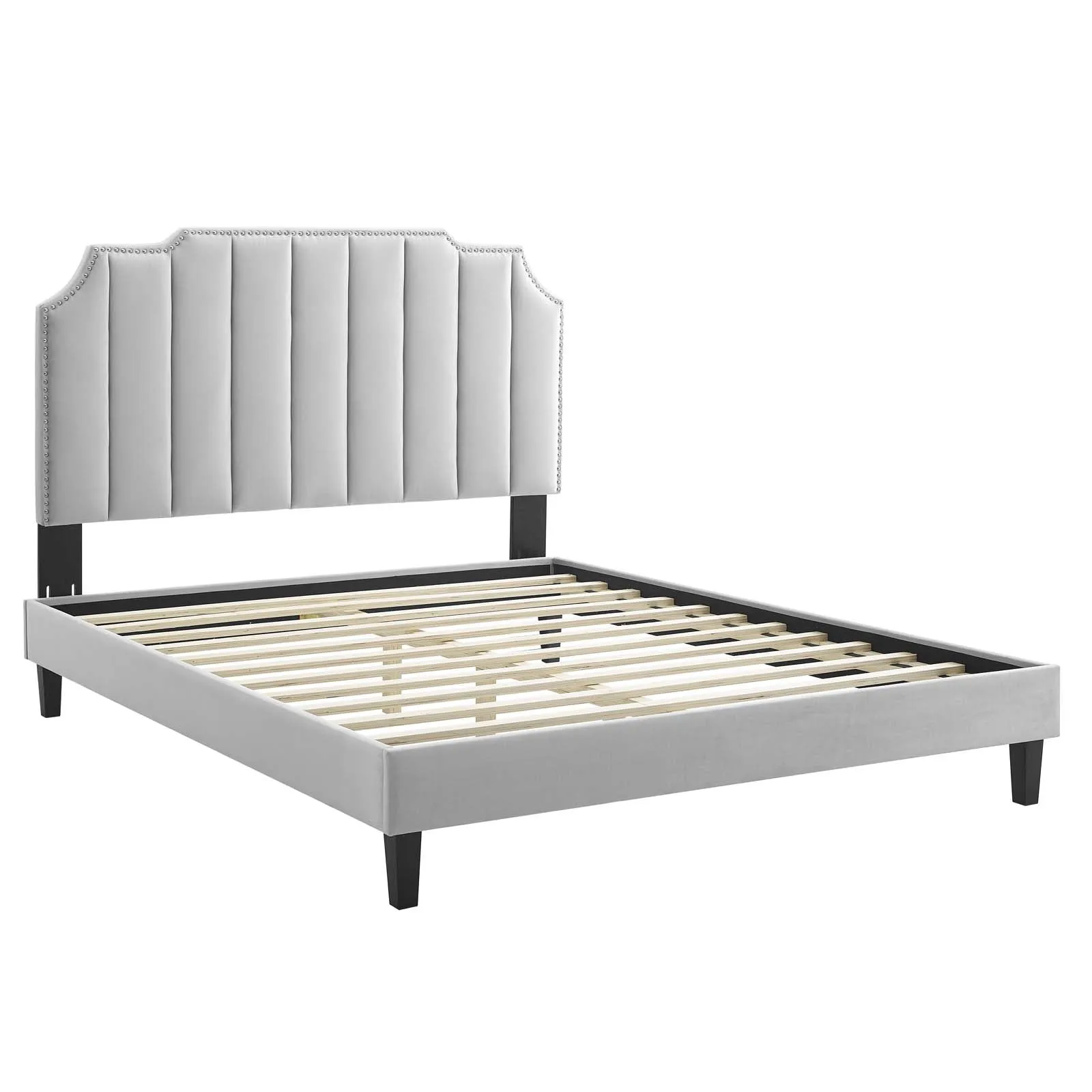 Colette Twin Performance Velvet Platform Bed By Modway - MOD-6884