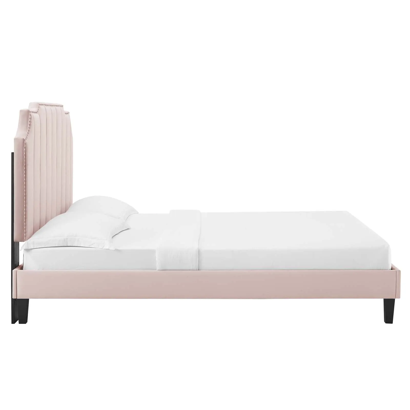 Colette Twin Performance Velvet Platform Bed By Modway - MOD-6884