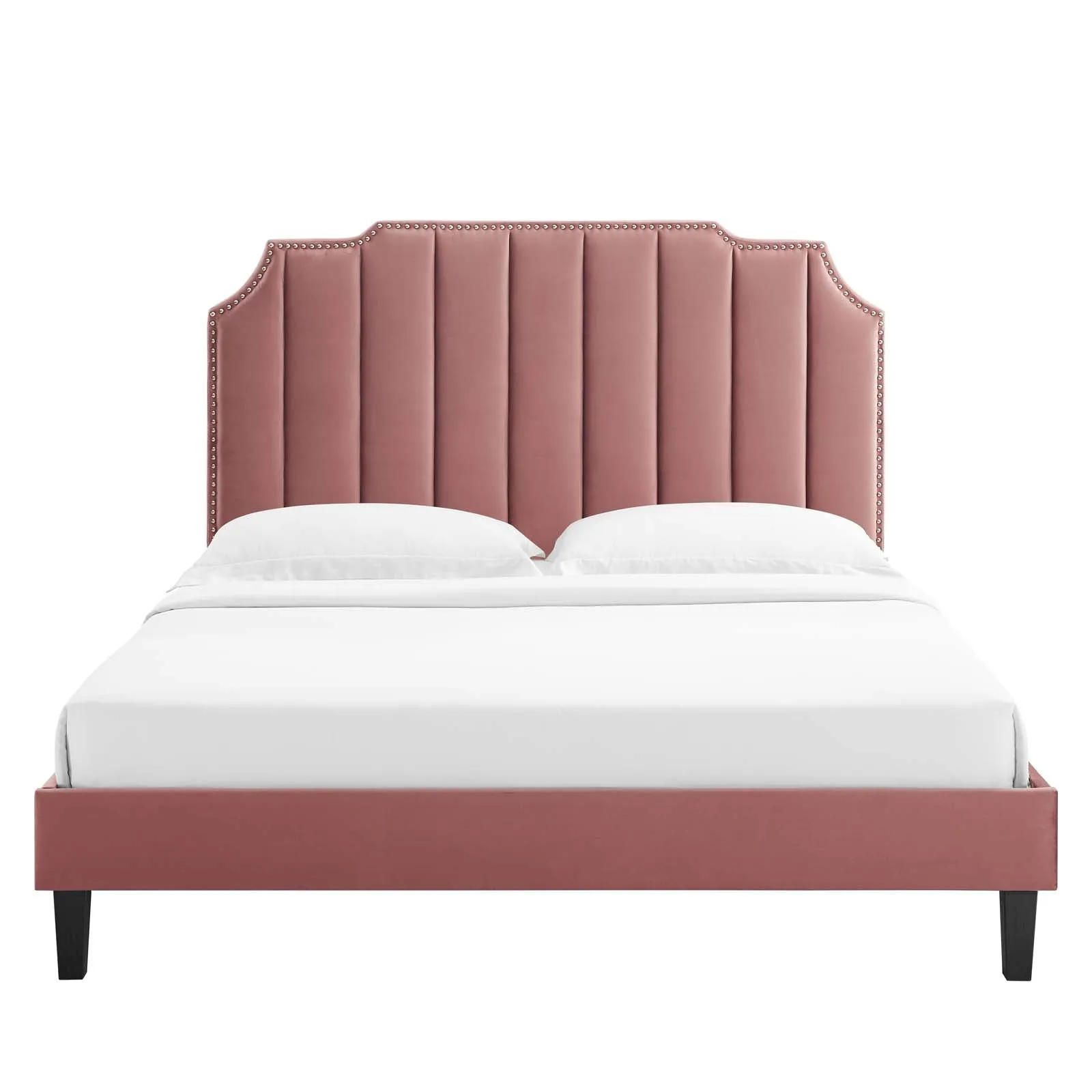 Colette Twin Performance Velvet Platform Bed By Modway - MOD-6884