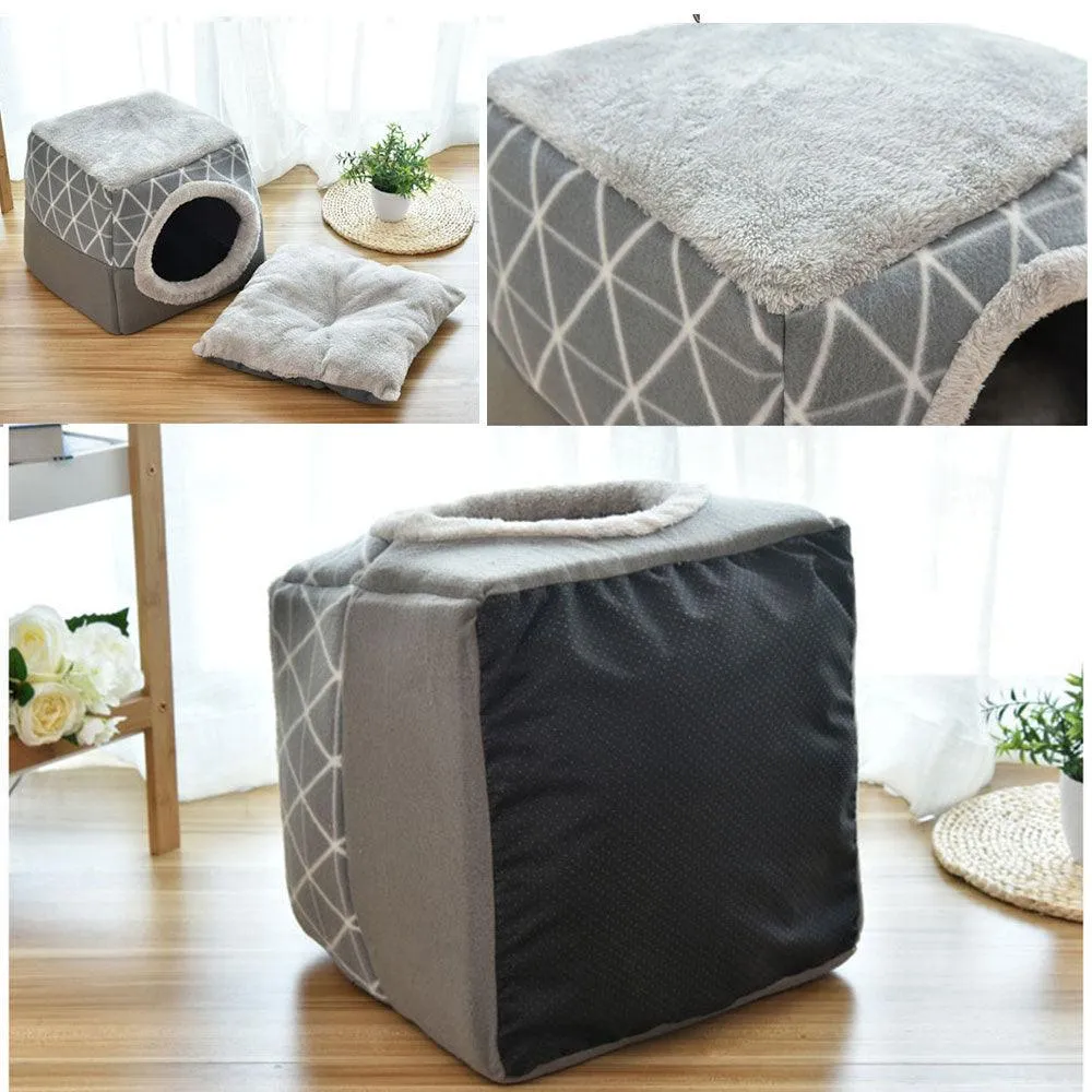Collapsible Cat House and Bed
