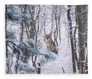 Coyote In The Aspens - Blanket