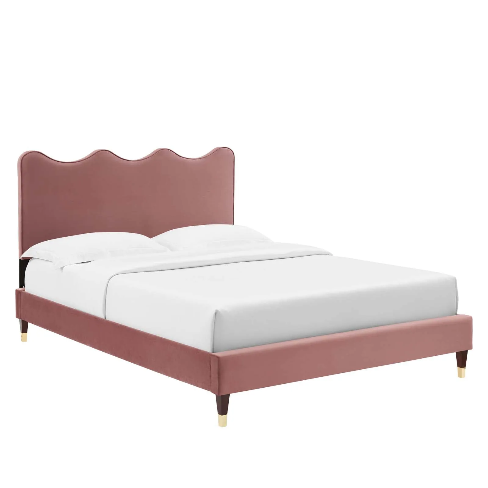 Current Performance Velvet King Platform Bed By Modway - MOD-6737