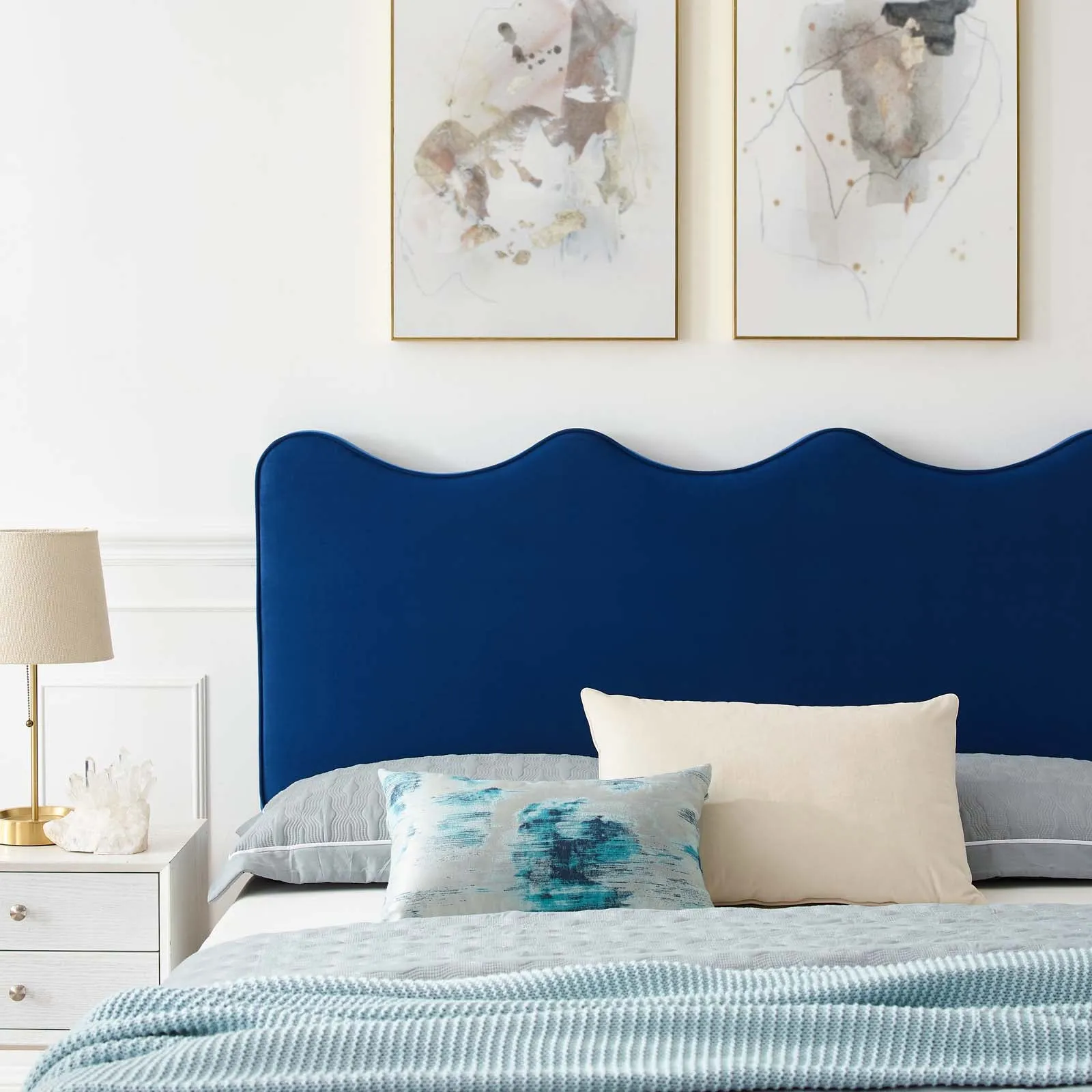 Current Performance Velvet King Platform Bed By Modway - MOD-6737