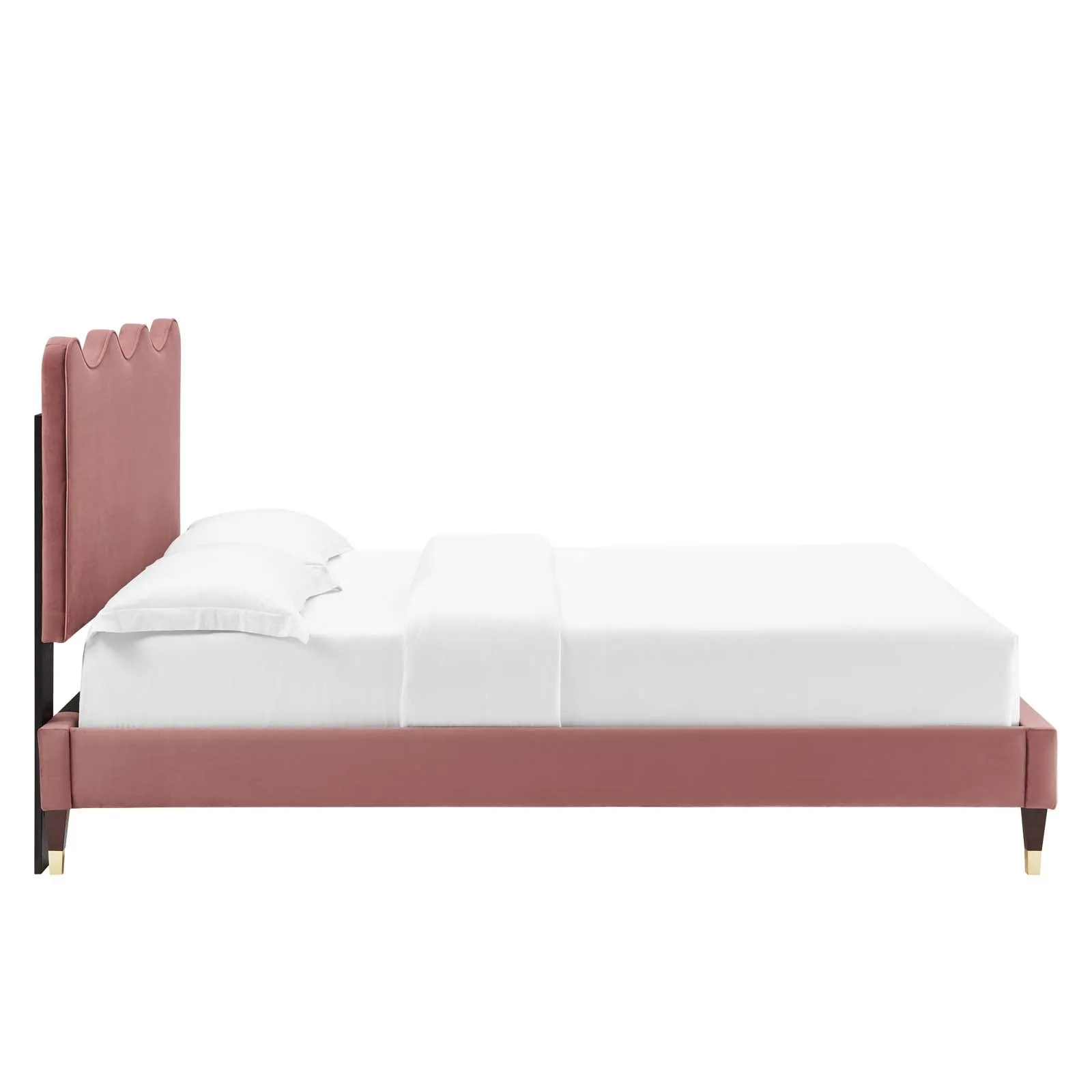 Current Performance Velvet King Platform Bed By Modway - MOD-6737