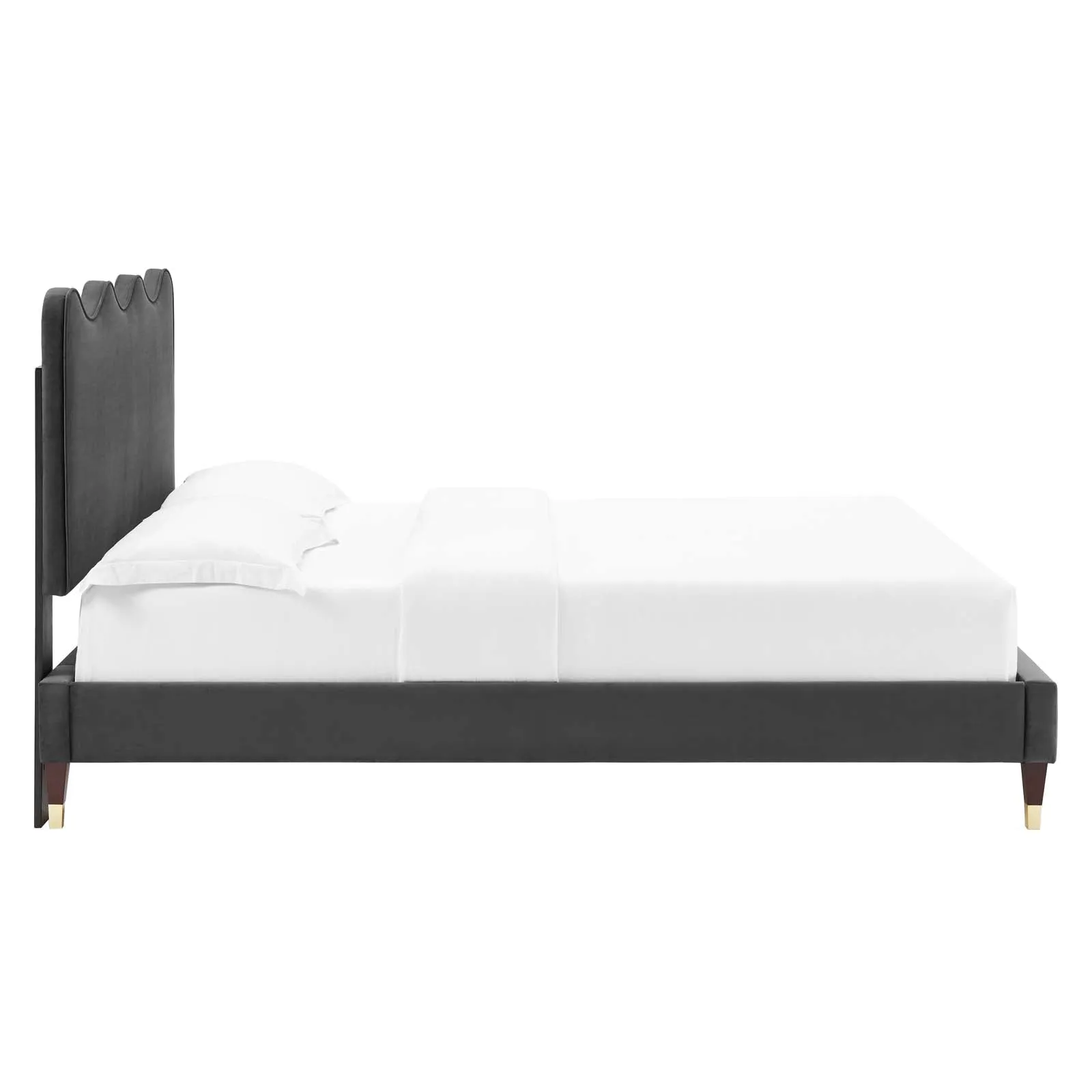 Current Performance Velvet King Platform Bed By Modway - MOD-6737