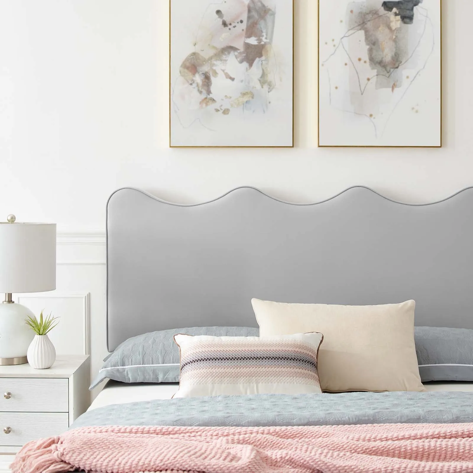 Current Performance Velvet King Platform Bed By Modway - MOD-6737