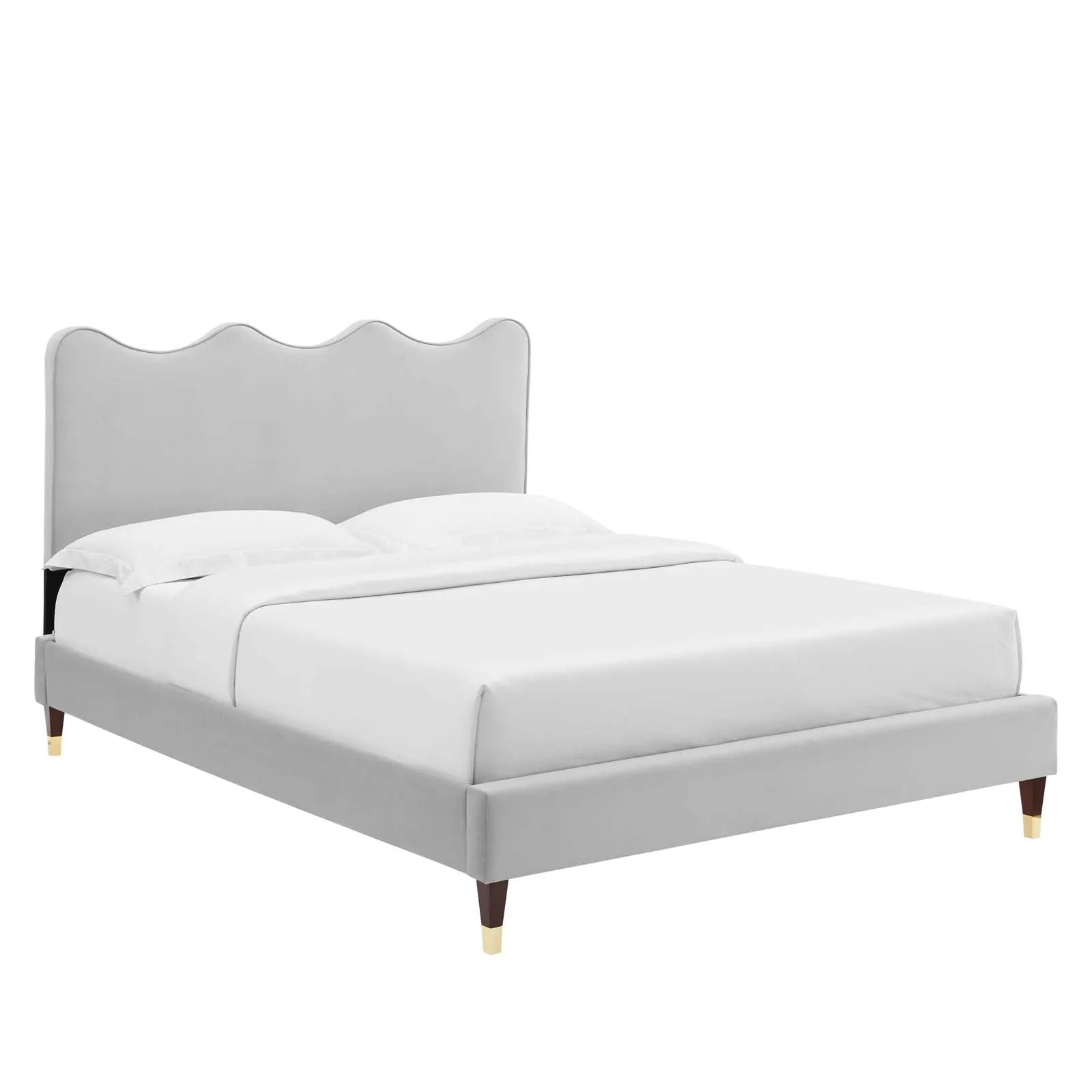 Current Performance Velvet King Platform Bed By Modway - MOD-6737