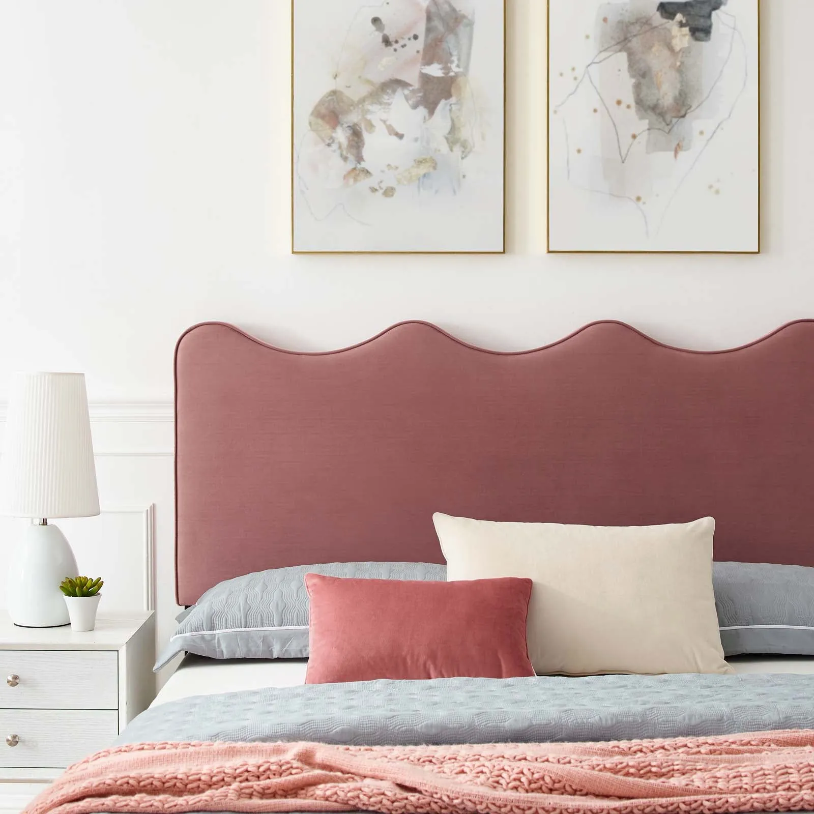 Current Performance Velvet King Platform Bed By Modway - MOD-6737