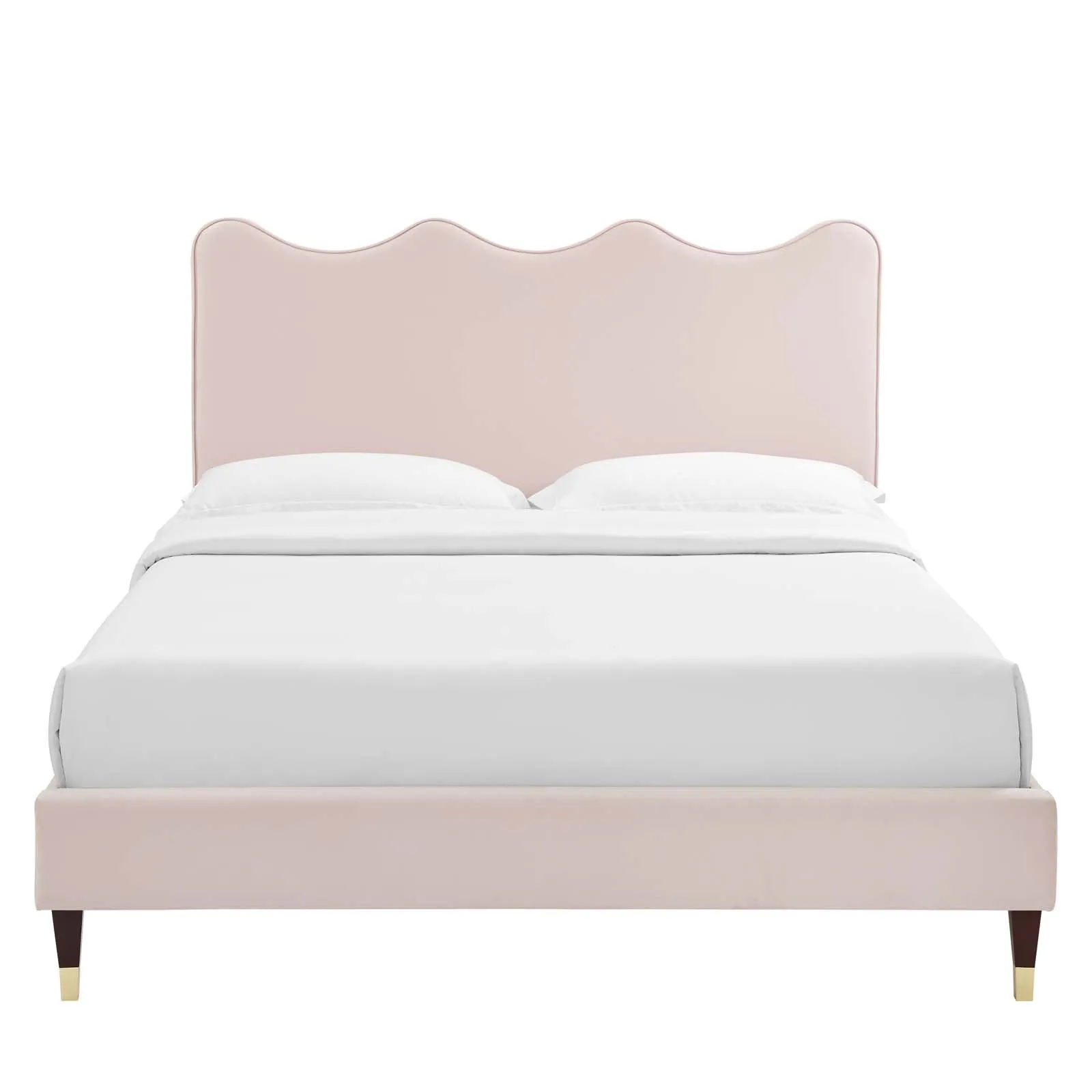 Current Performance Velvet King Platform Bed By Modway - MOD-6737