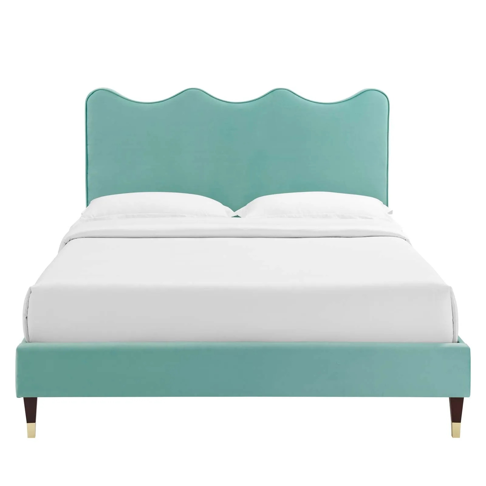 Current Performance Velvet King Platform Bed By Modway - MOD-6737