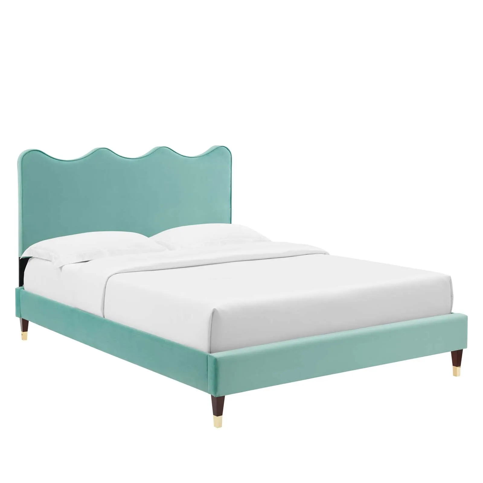 Current Performance Velvet King Platform Bed By Modway - MOD-6737