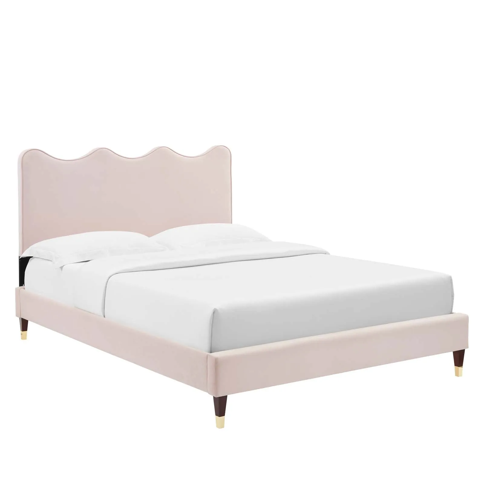 Current Performance Velvet King Platform Bed By Modway - MOD-6737