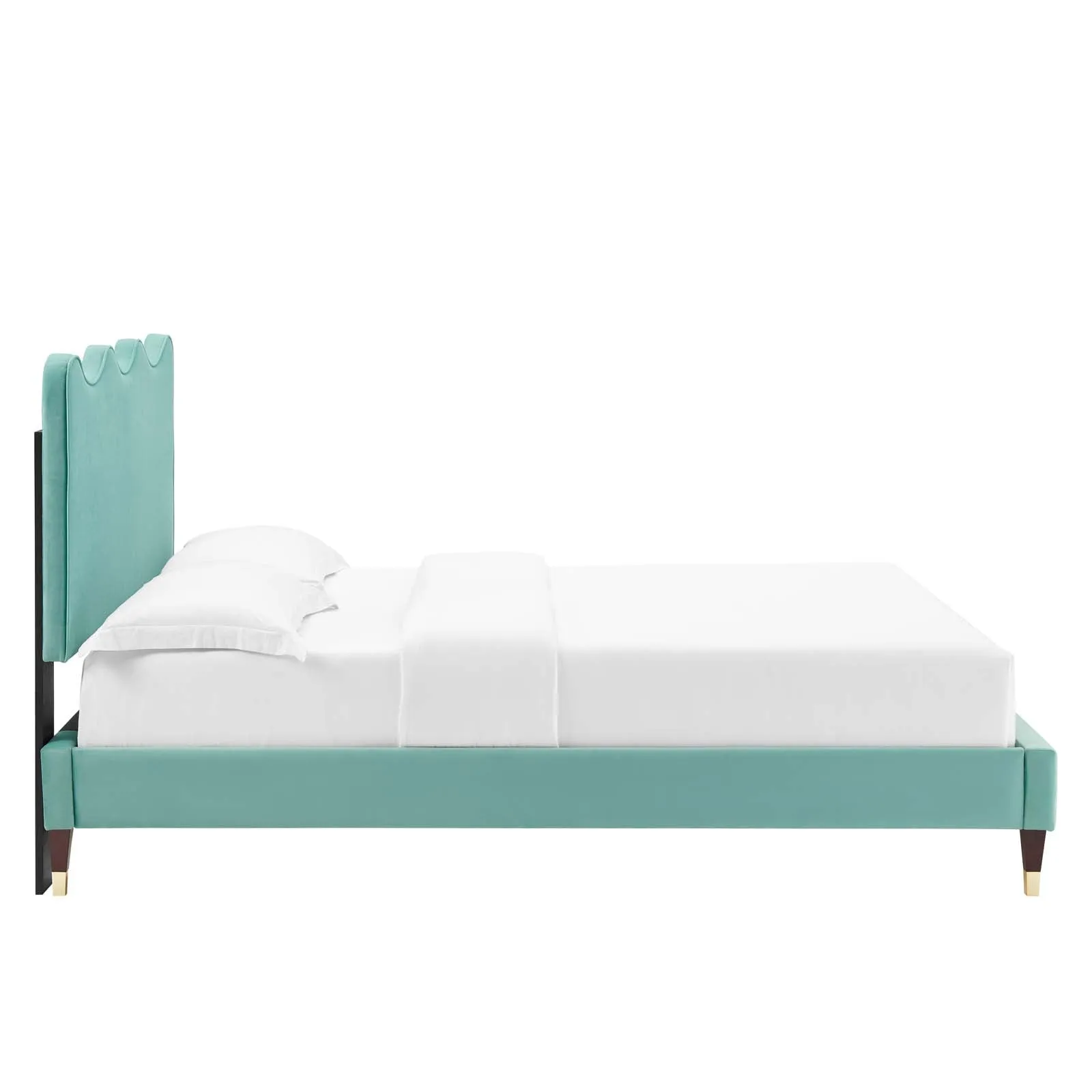 Current Performance Velvet King Platform Bed By Modway - MOD-6737