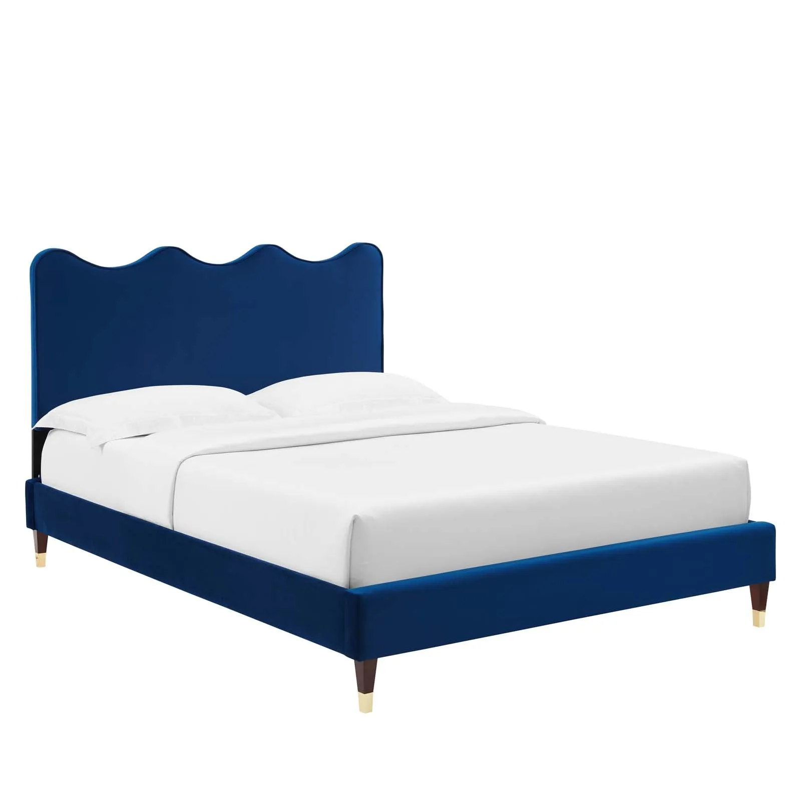 Current Performance Velvet King Platform Bed By Modway - MOD-6737