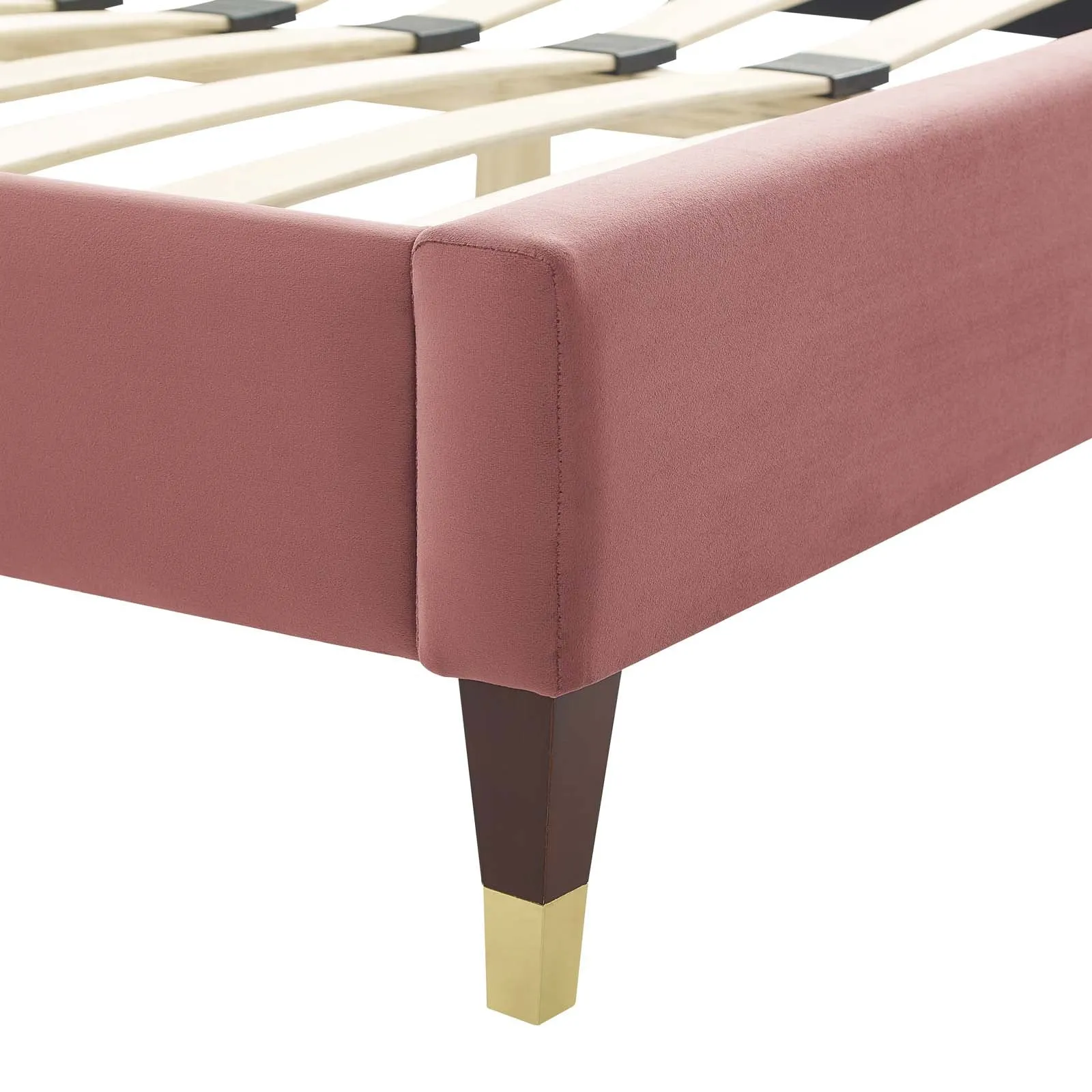Current Performance Velvet Queen Platform Bed By Modway - MOD-6734