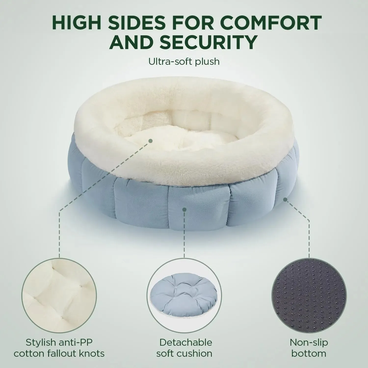 Donut Dog & Cat Beds designed to offer maximum relaxation