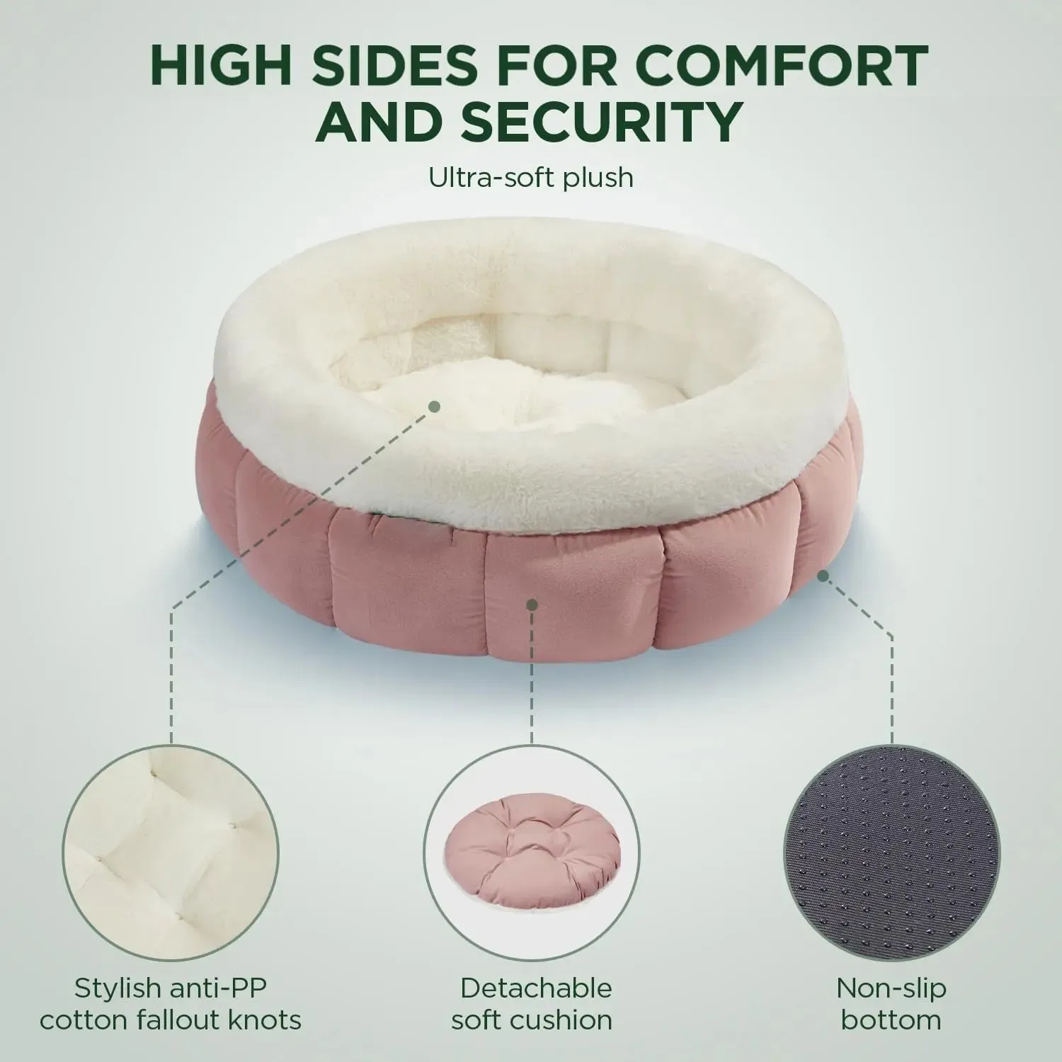 Donut Dog & Cat Beds designed to offer maximum relaxation